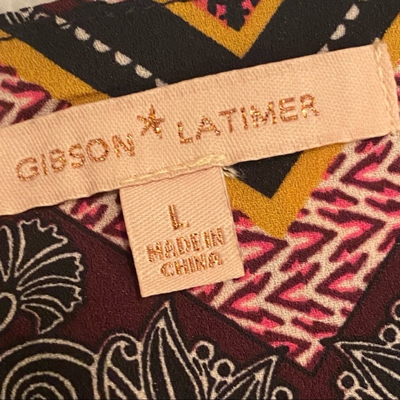 GIBSON LATIMER | DIAMOND BLOUSE WITH BLACK TASSELS - Picture 13 of 15